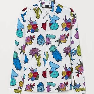 H&M Multicolor Floral Shirt